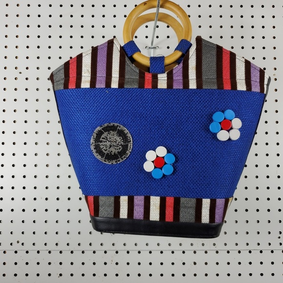 Handmade Handbags - African Handmade Jute Handbag, Maasai Beads